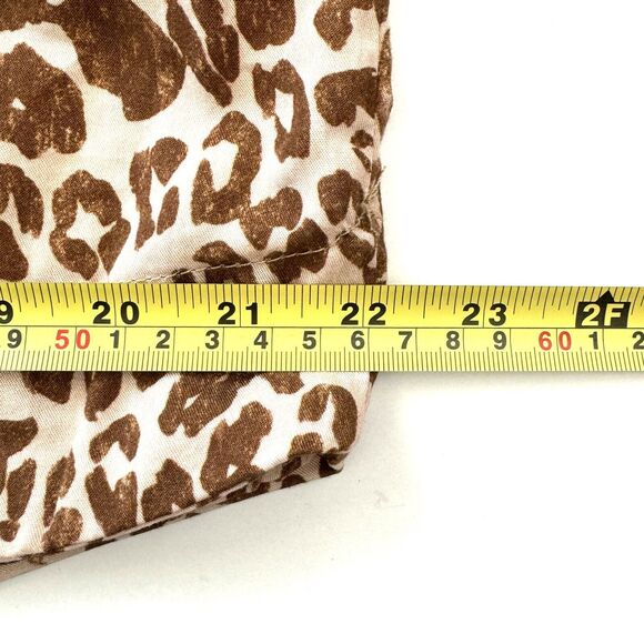 Anthropologie Pilcro Zahar Leopard Print V Neck Casual Tunic Dress - Picture 10 of 12